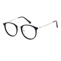Oval Silver Eyeglasses