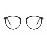 Oval Silver Eyeglasses