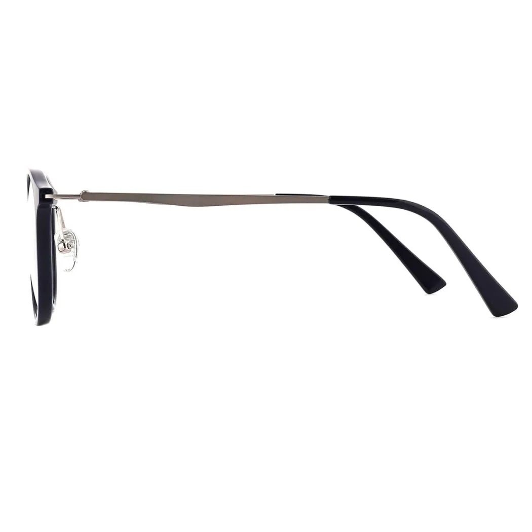 Oval Silver Eyeglasses