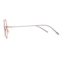Geometric Rose Gold Eyeglasses