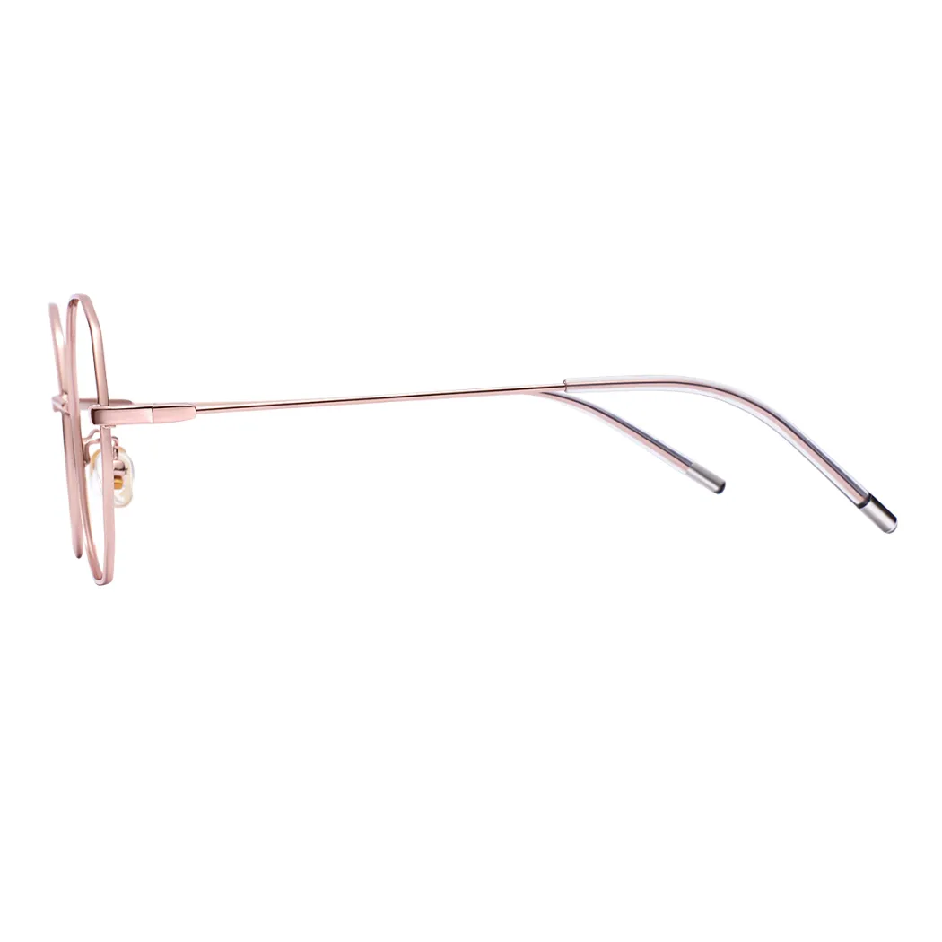 Geometric Rose Gold Eyeglasses