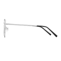 Oval Silver Eyeglasses