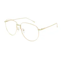 Aviator Gold Eyeglasses