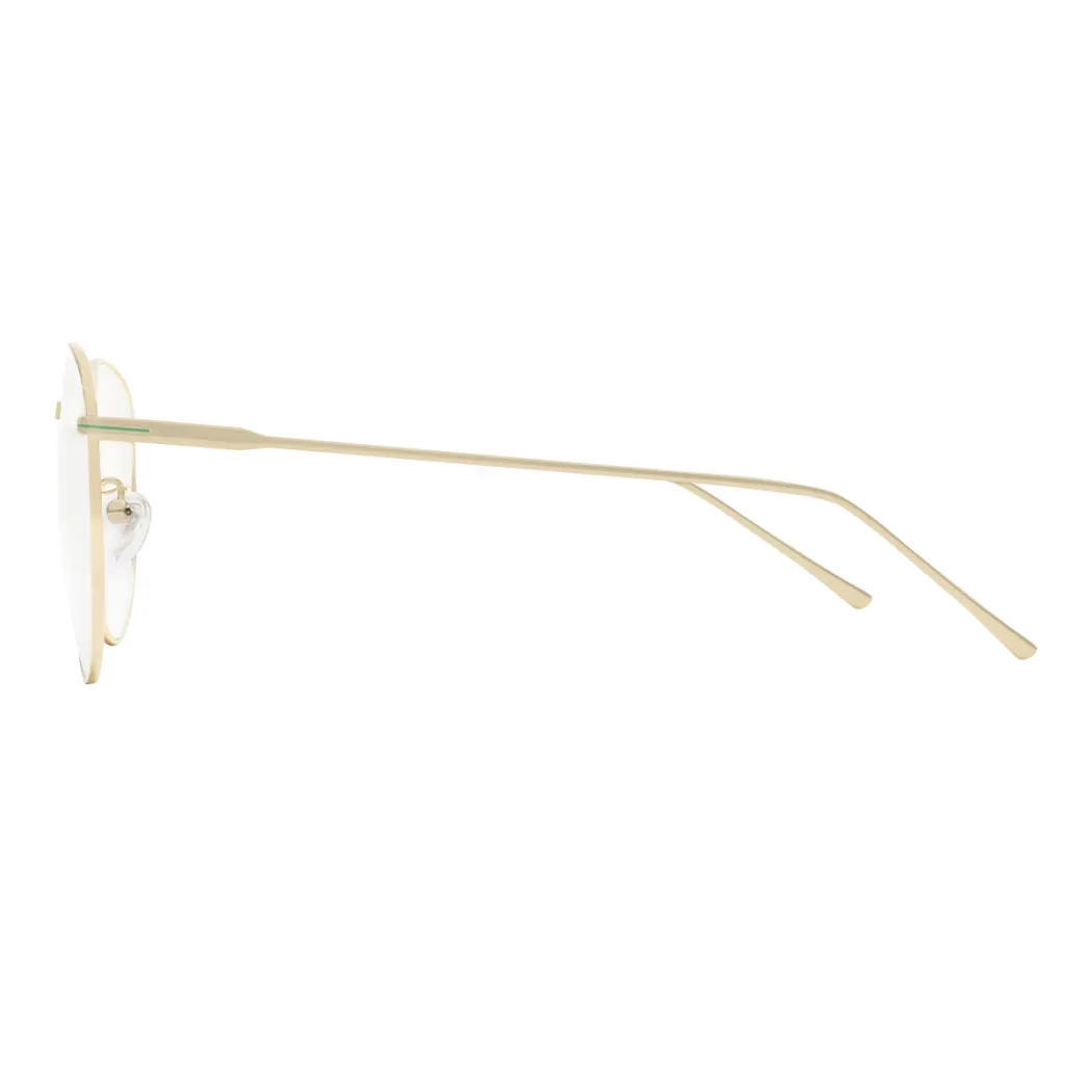 Aviator Gold Eyeglasses