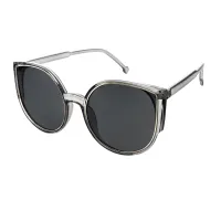 Cat-eye Transparent Gray Sunglasses