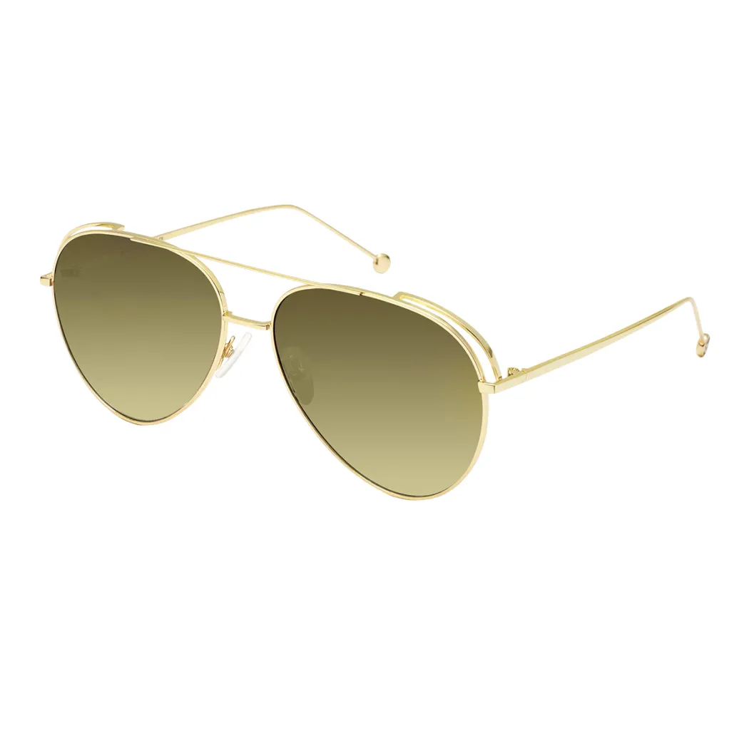 Aviator Gold Sunglasses