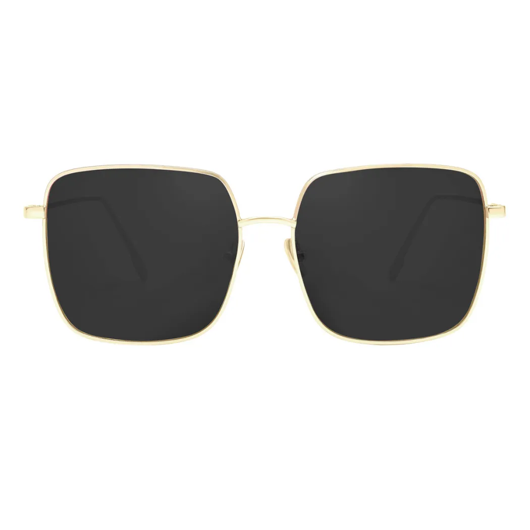 Geometric Gold Sunglasses