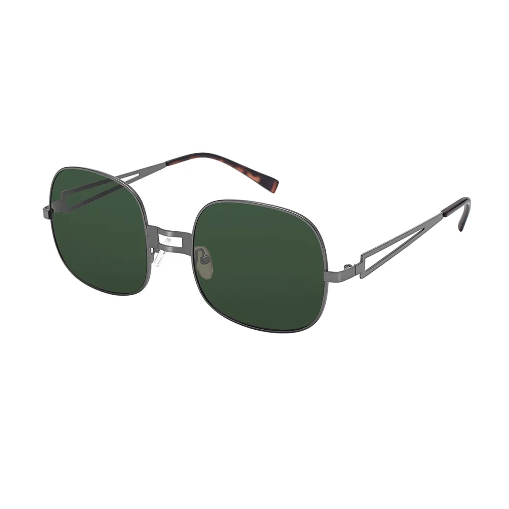 Geometric Silver Sunglasses