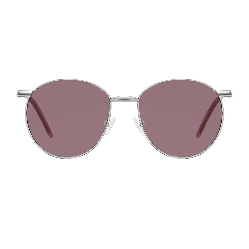 Round Grey Sunglasses