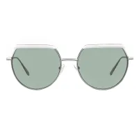 Geometric Silver Sunglasses