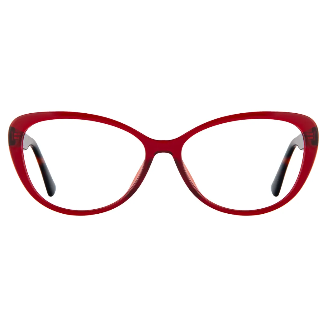 Cat-eye Red Eyeglasses