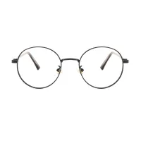 Round Brown Eyeglasses