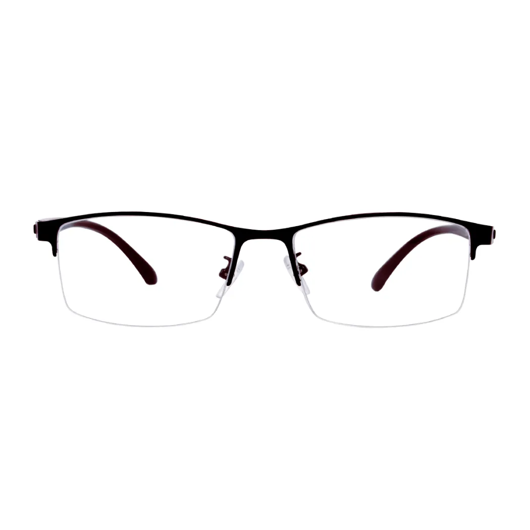 Rectangle Brown Eyeglasses