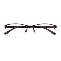 Rectangle Brown Eyeglasses