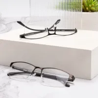 Rectangle Brown Eyeglasses