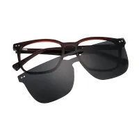 Square Brown Eyeglasses