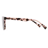 Square Pink Tortoiseshell Eyeglasses