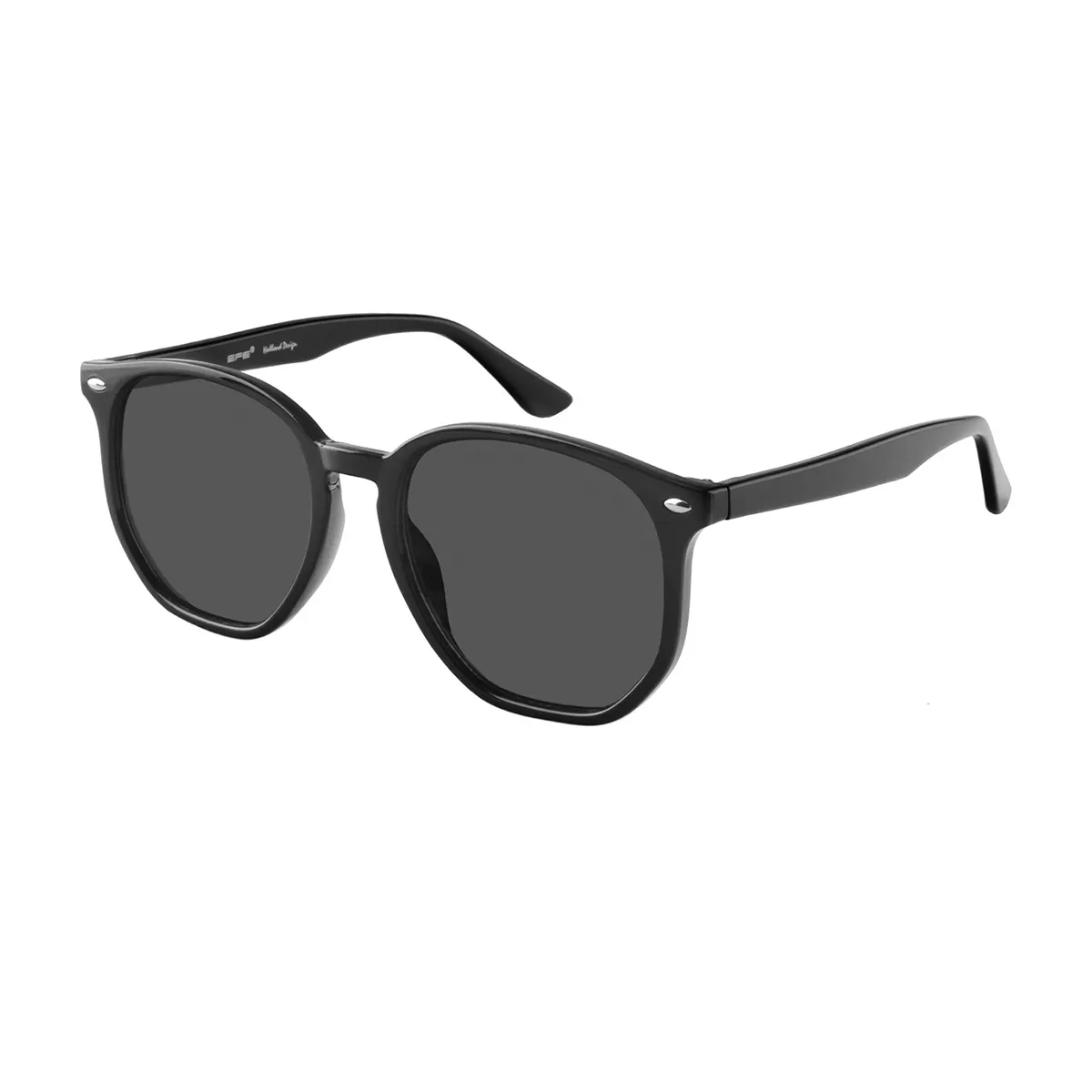 Square Black Sunglasses