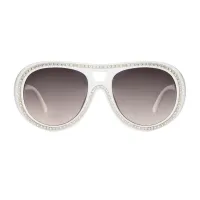 Aviator White Sunglasses