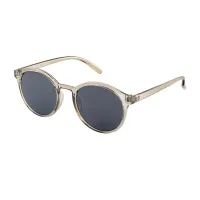 Round Transparent Amber Sunglasses