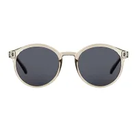 Round Transparent Amber Sunglasses