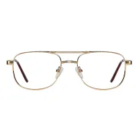 Aviator Gold Eyeglasses