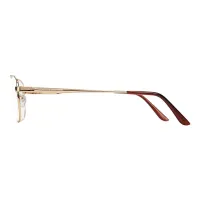 Aviator Gold Eyeglasses