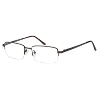 Rectangle Brown Eyeglasses