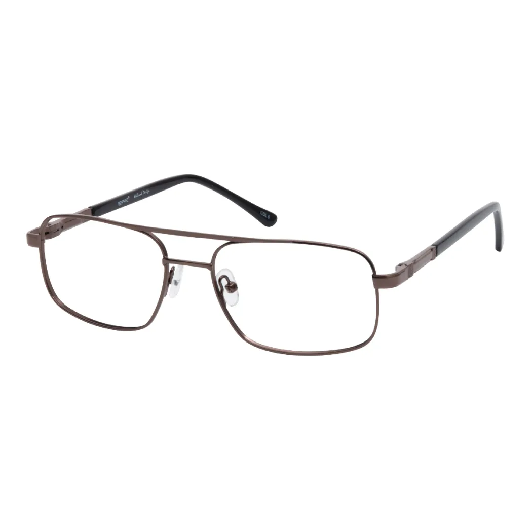 Aviator Brown Eyeglasses