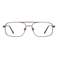 Aviator Brown Eyeglasses