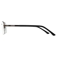 Rectangle Brown Eyeglasses