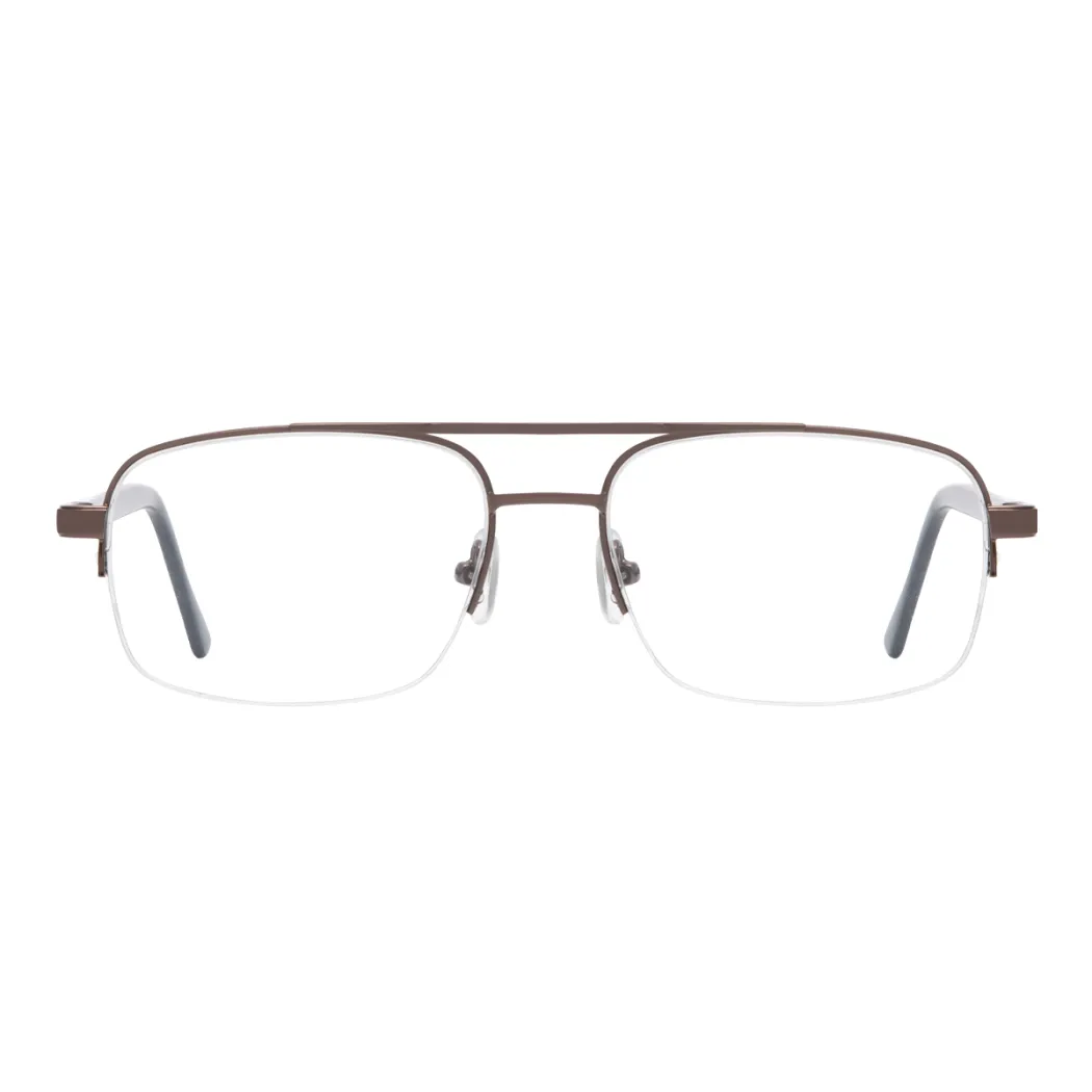 Aviator Brown Eyeglasses