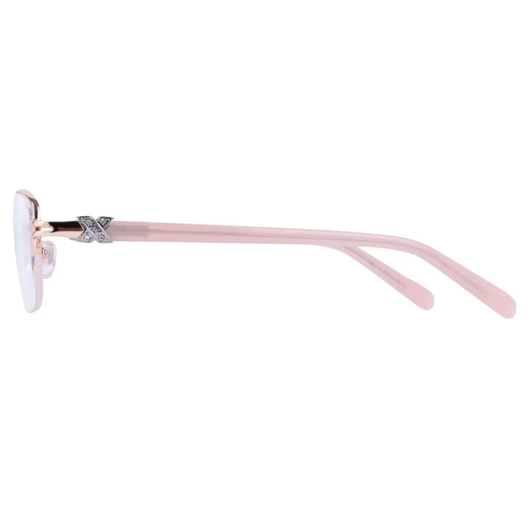 Oval Rose Gold Eyeglasses