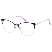 Cat-eye Blue Eyeglasses