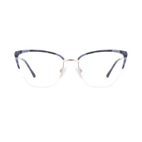 Browline Grey Eyeglasses