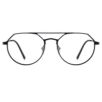 Aviator Black Eyeglasses