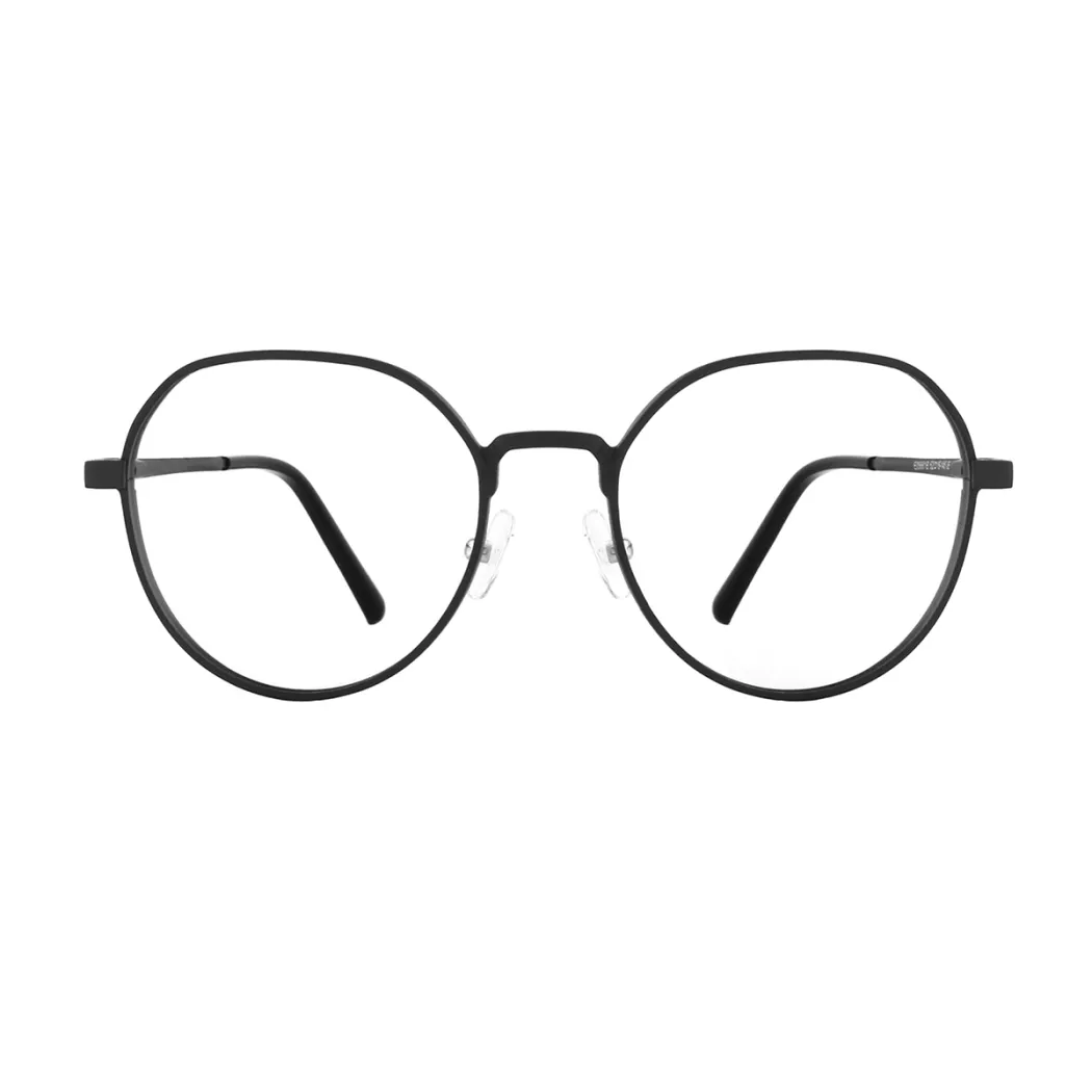 Geometric Black Eyeglasses