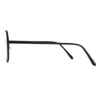 Geometric Black Eyeglasses