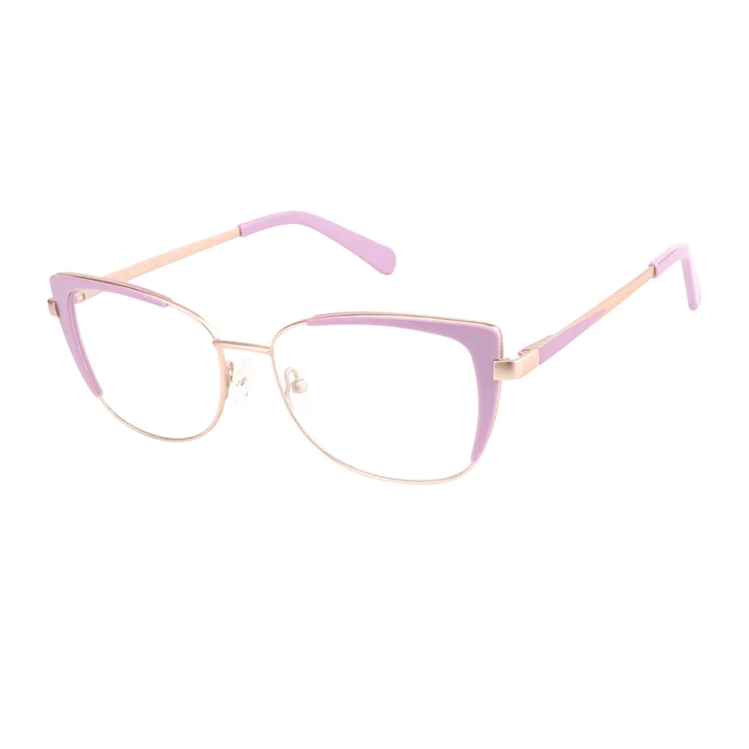 Square Pink Eyeglasses