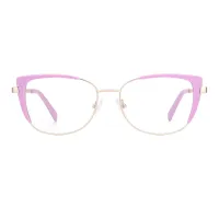 Square Pink Eyeglasses