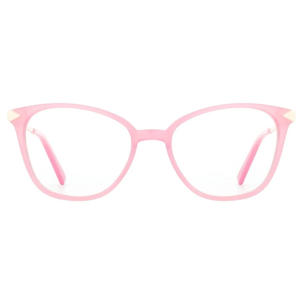Square Pink Eyeglasses