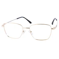 Square Gold Eyeglasses