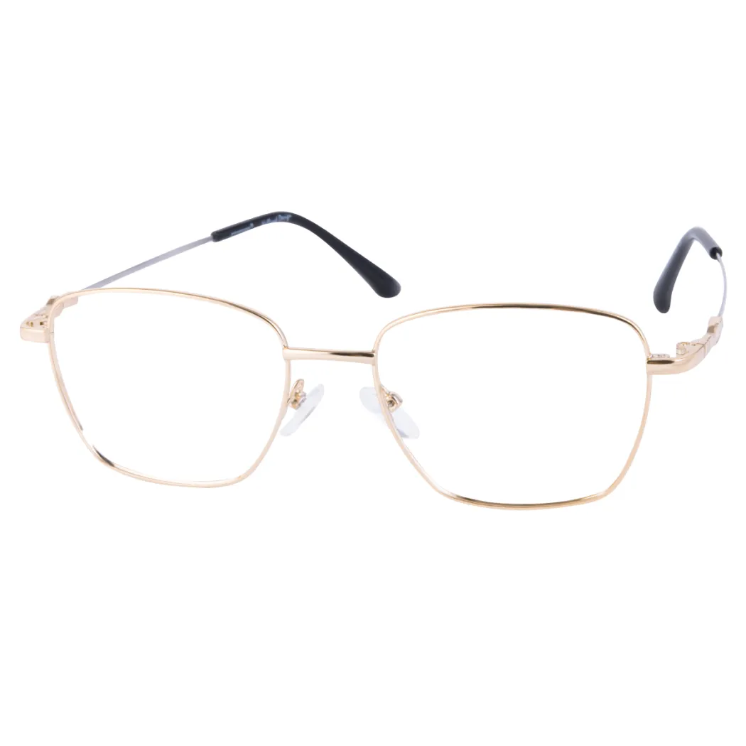 Square Gold Eyeglasses