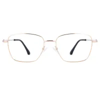 Square Gold Eyeglasses