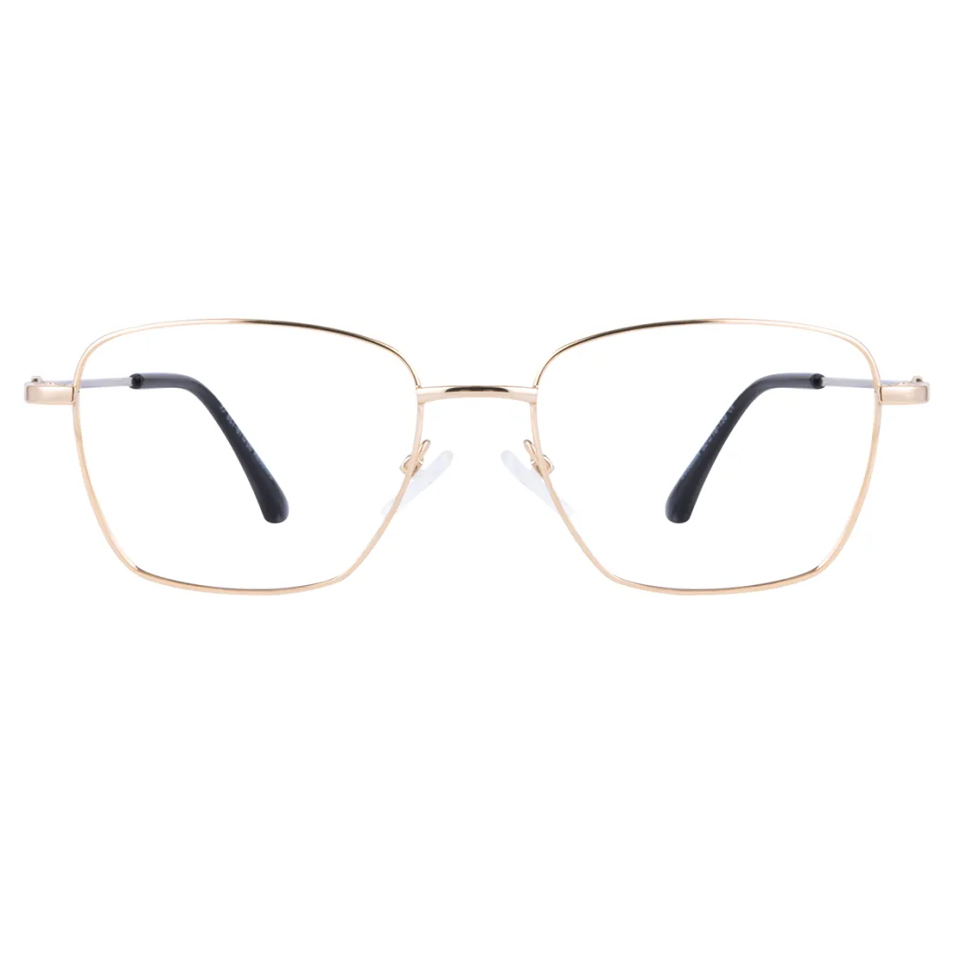 Square Gold Eyeglasses