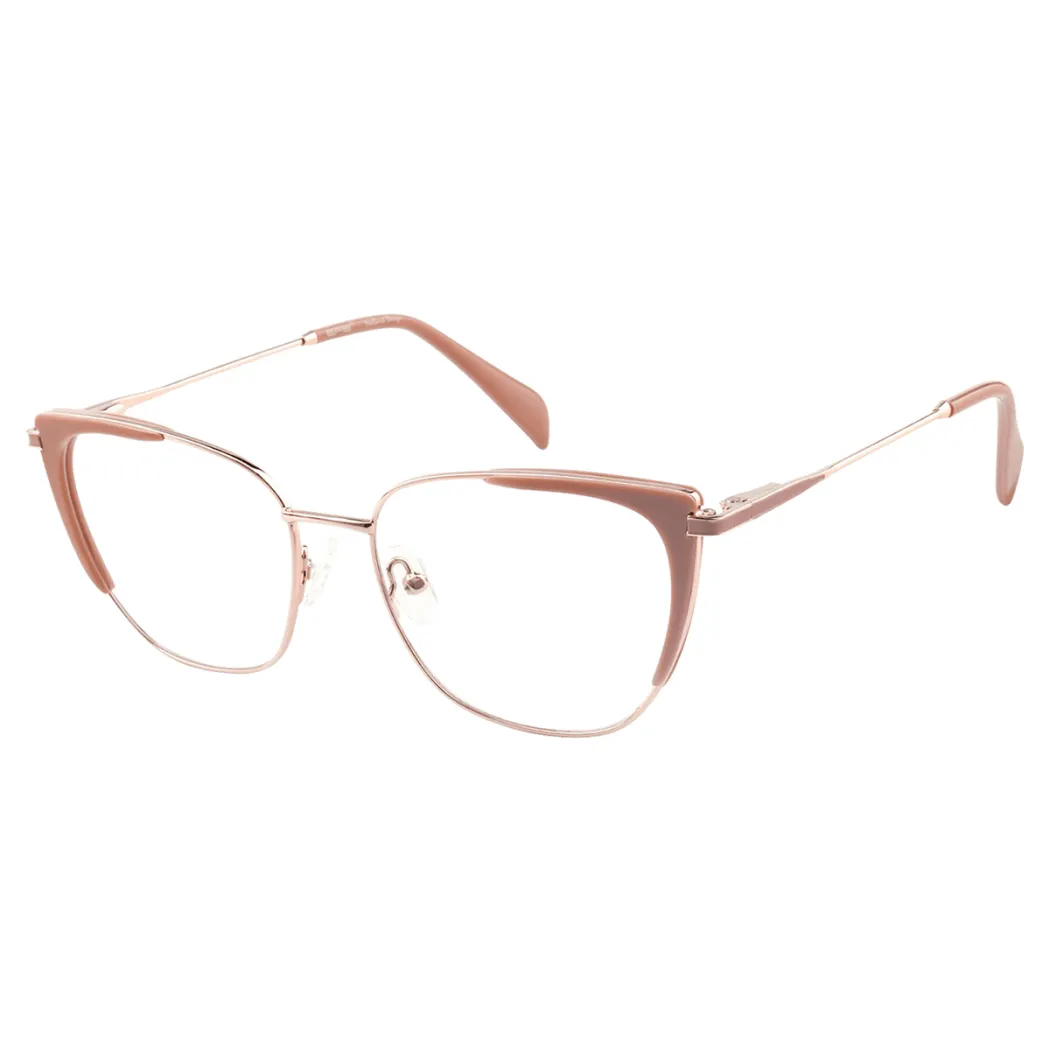 Square Pink Eyeglasses