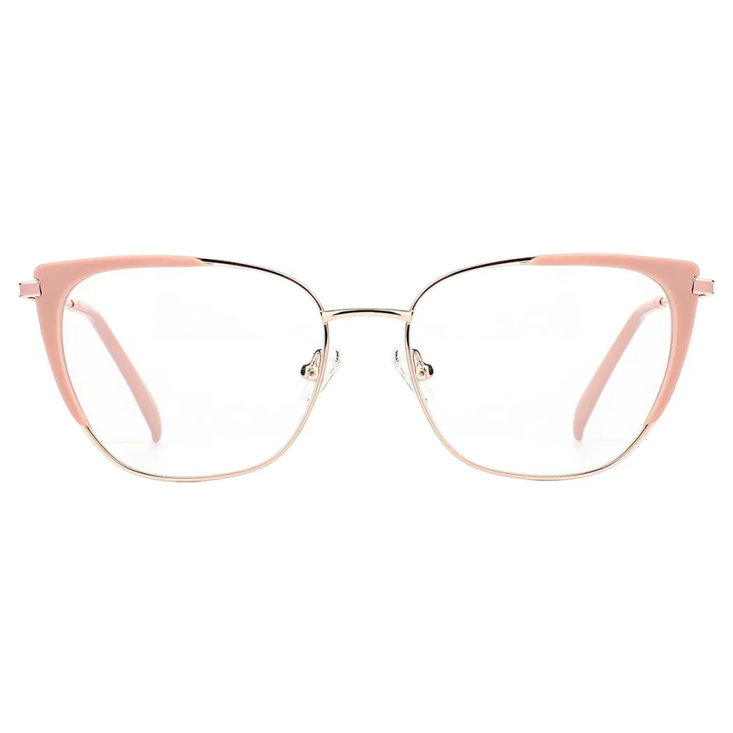Square Pink Eyeglasses