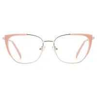Square Pink Eyeglasses