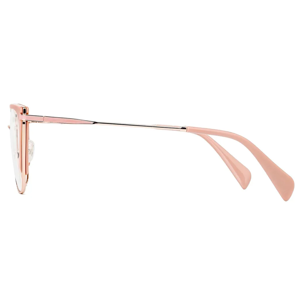 Square Pink Eyeglasses