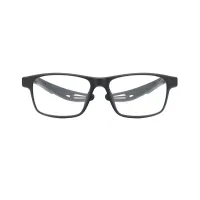Rectangle Matte Black Eyeglasses